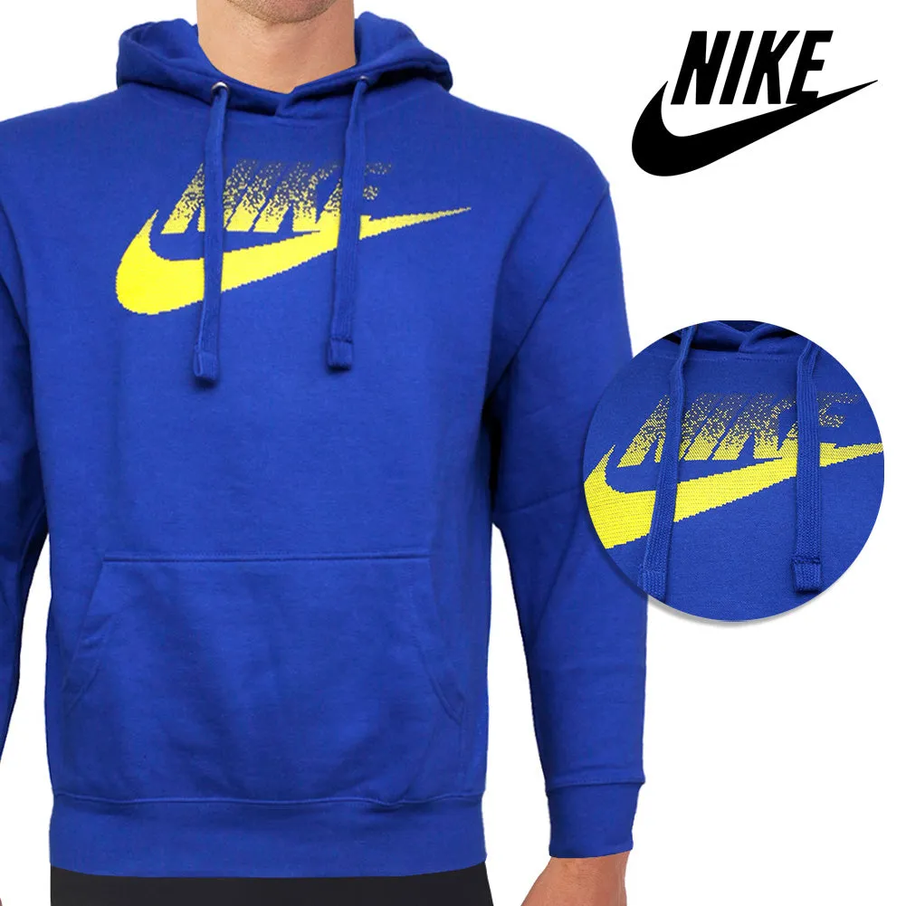 Nike Men's Long Sleeve Athletic Wear Futura Graphic Logo Active Pullover Hoodie