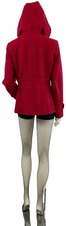 Nine West Pea Jacket Red Size 4   SKU 000322-3