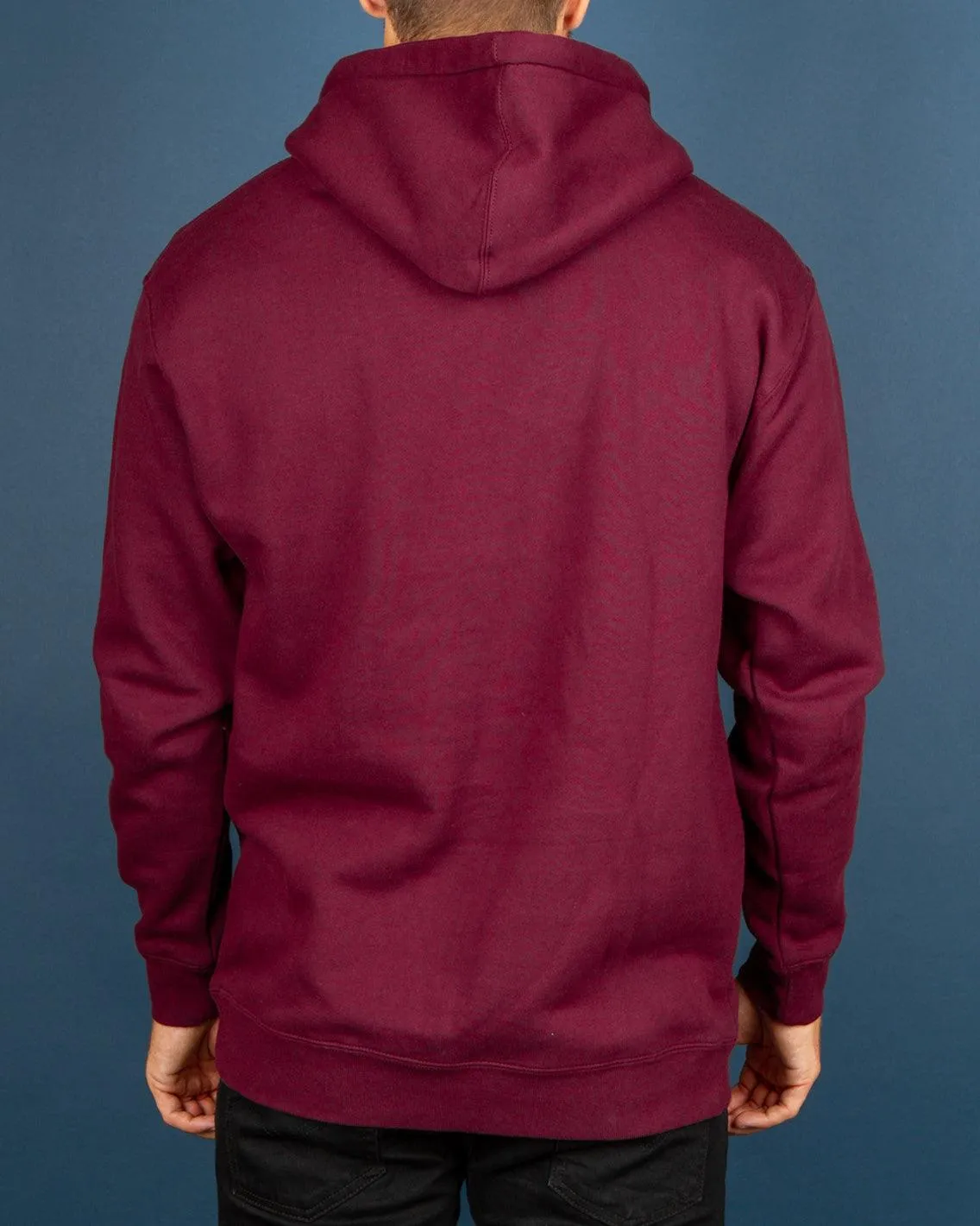 Pass~Port - Olive Puff Print Hoodie - Maroon