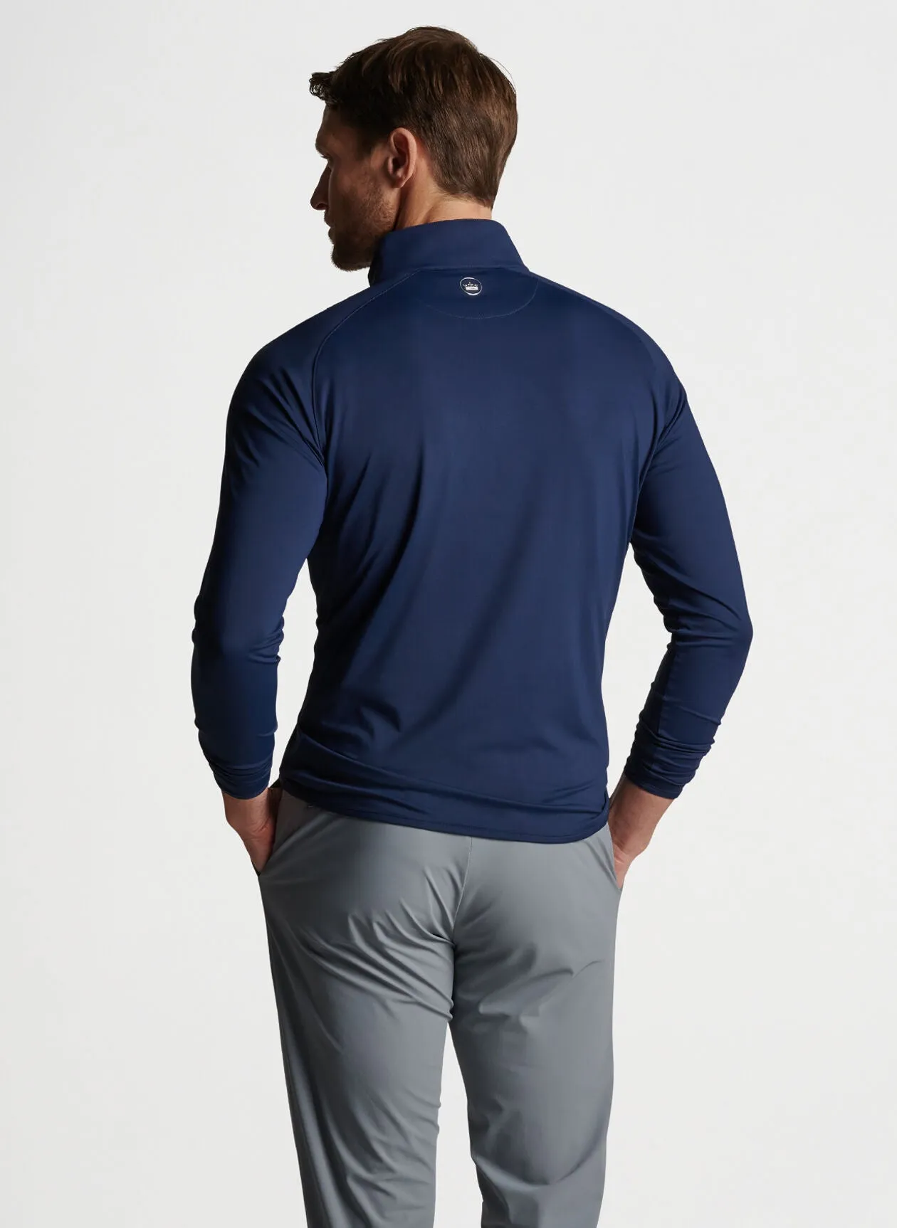 Peter Millar Stealth Performance Custom Quarter Zips, Navy