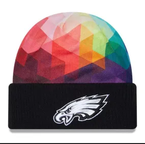 Philadelphia Eagles 2023 Crucial Catch Sideline Statement New Era Beanie