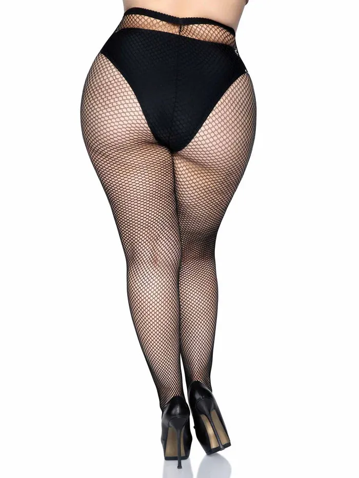 Plus Size Classic Fishnet Tights 3-colors 9001q