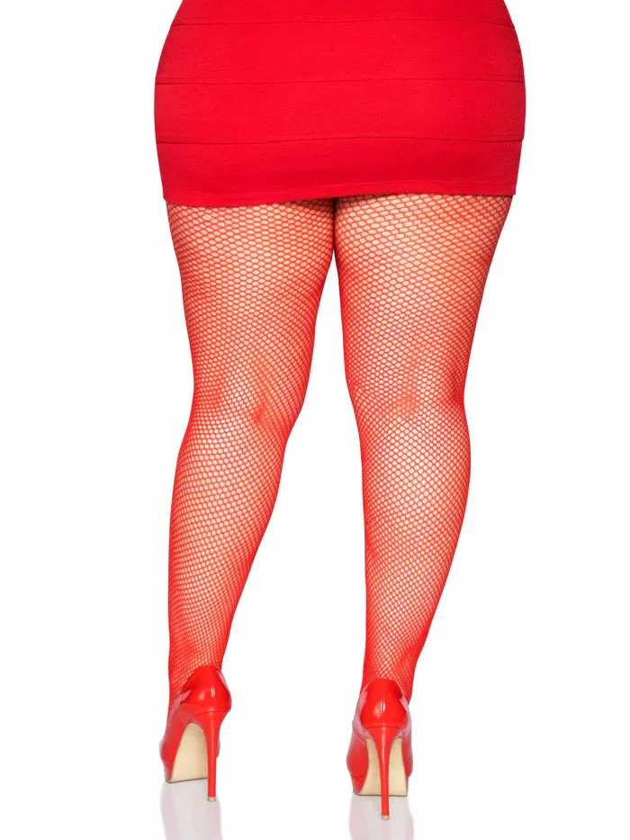 Plus Size Classic Fishnet Tights 3-colors 9001q