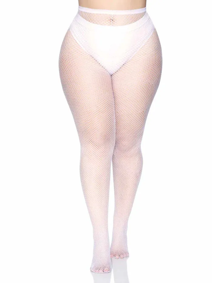 Plus Size Classic Fishnet Tights 3-colors 9001q