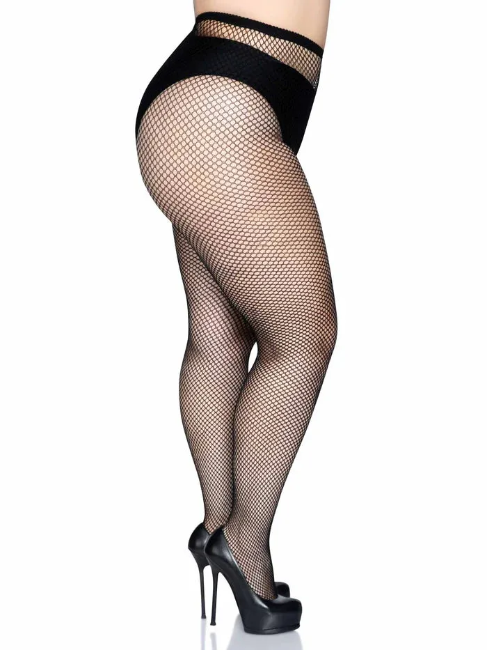 Plus Size Classic Fishnet Tights 3-colors 9001q