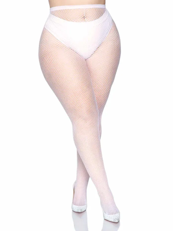 Plus Size Classic Fishnet Tights 3-colors 9001q