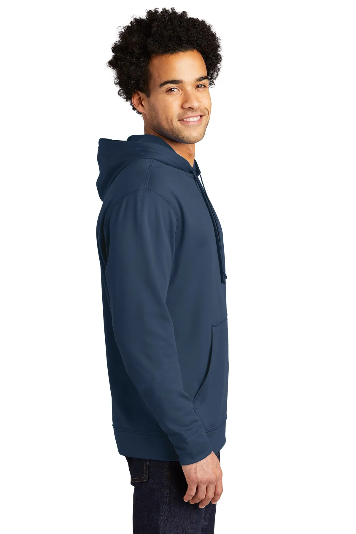Port & Company Performance Custom Fleece Hoodies, Deep Navy