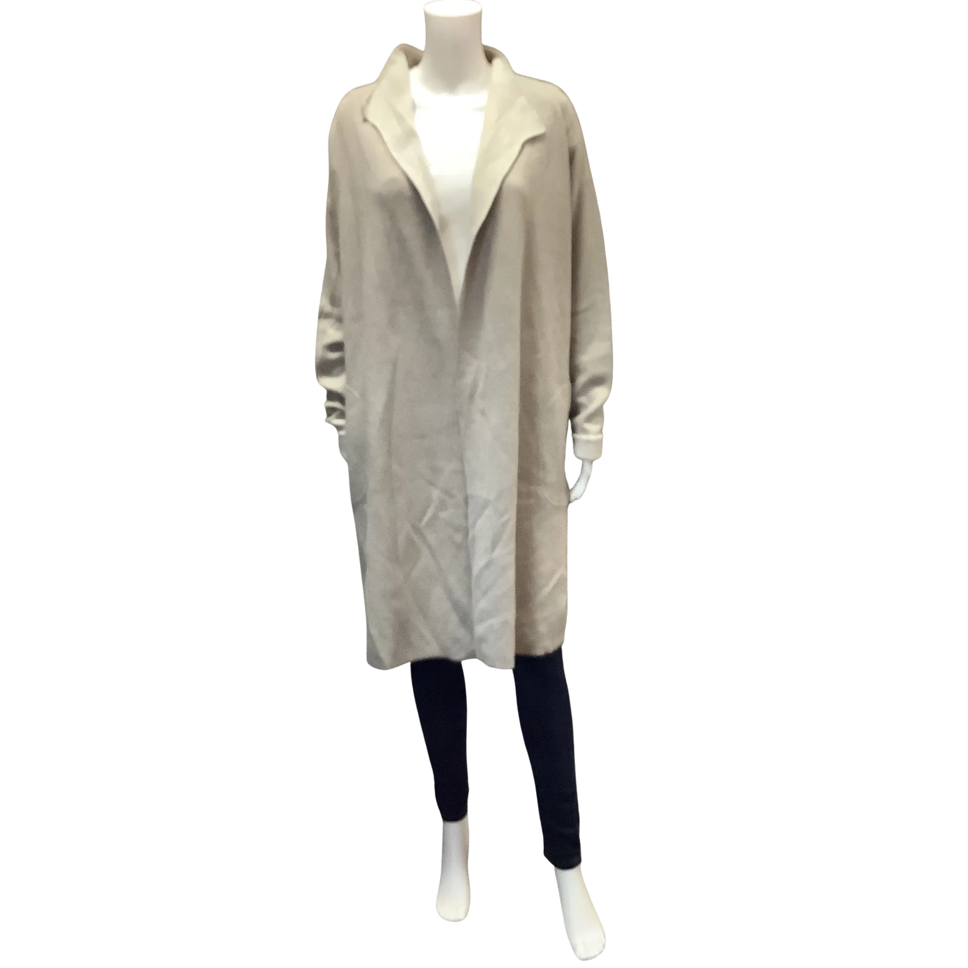 Pure Jill Women's Open Cardigan Tan Size: M