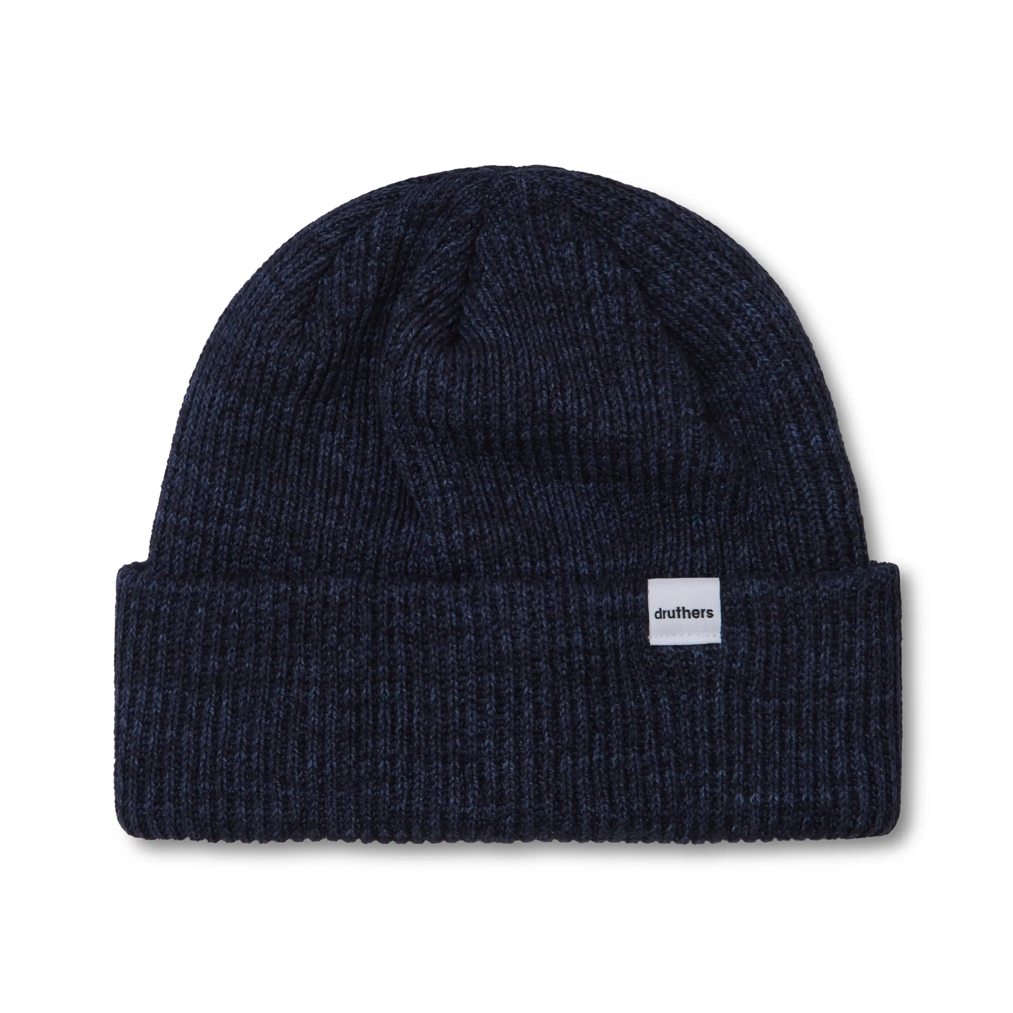 Recycled Cotton Ribbed Knit Beanie