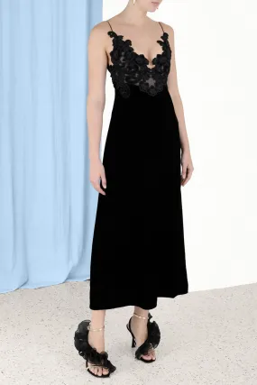 Sensory Velvet Slip Dress