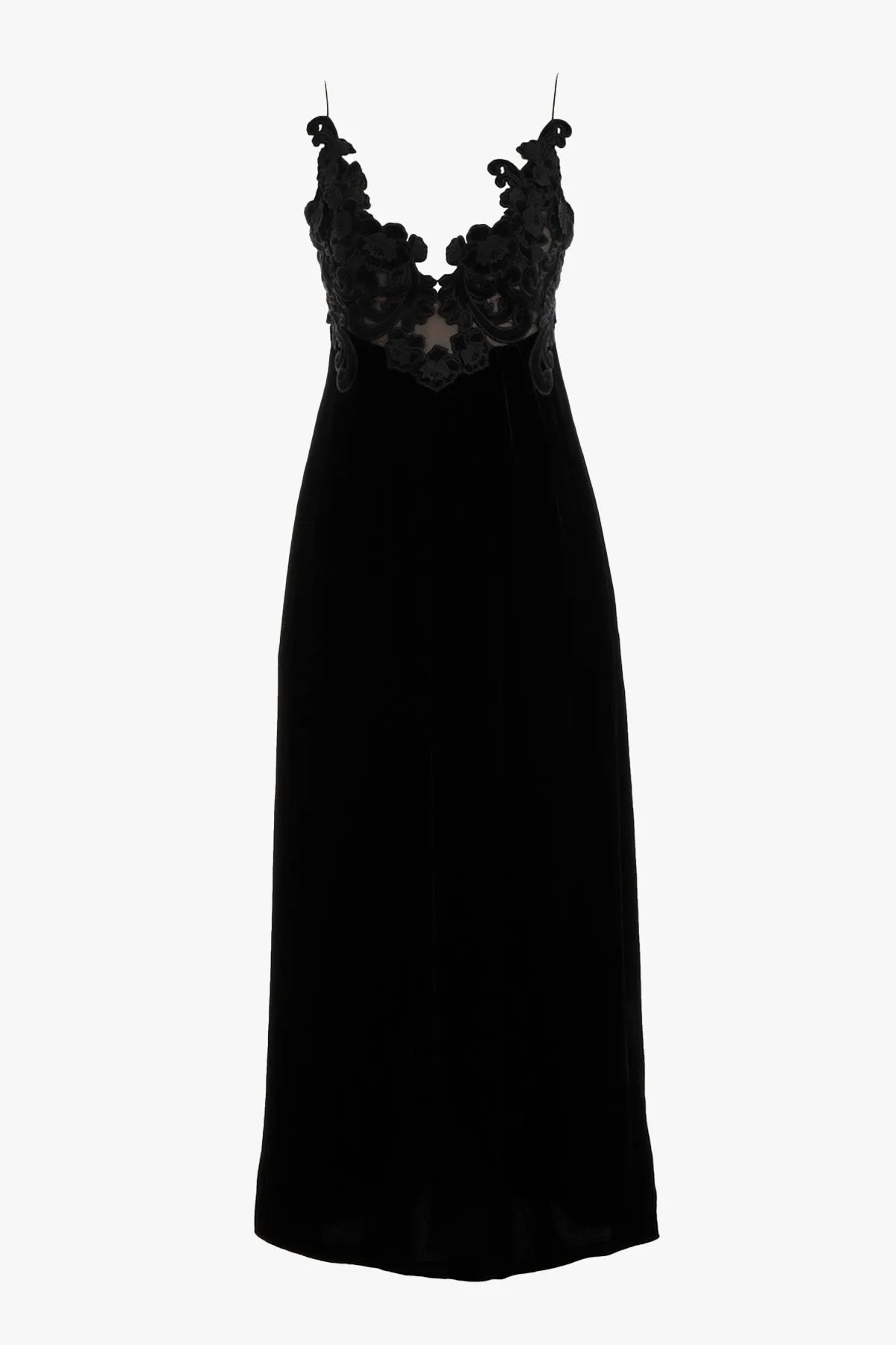 Sensory Velvet Slip Dress