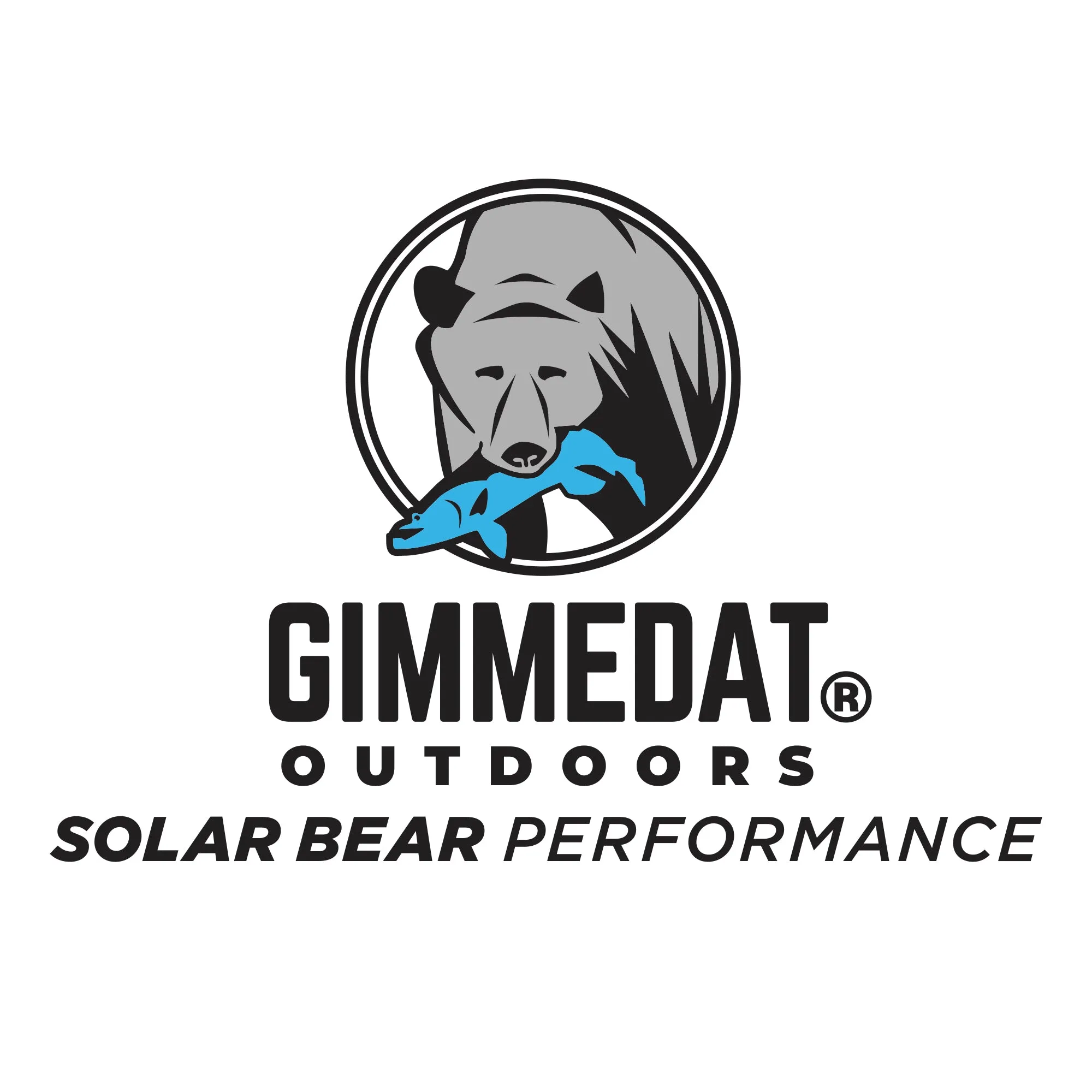 Solar Bear Blue Mist Performance Hoodie