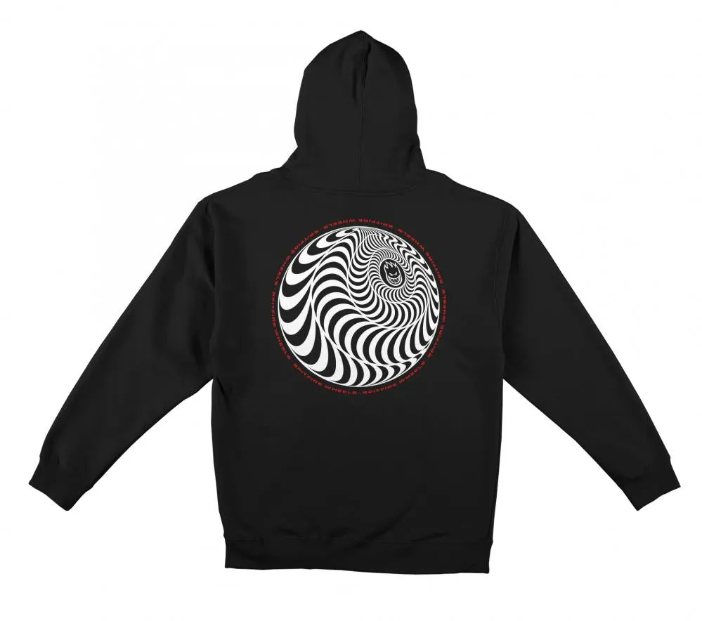 Spitfire Skewed Classic Hoody - Black