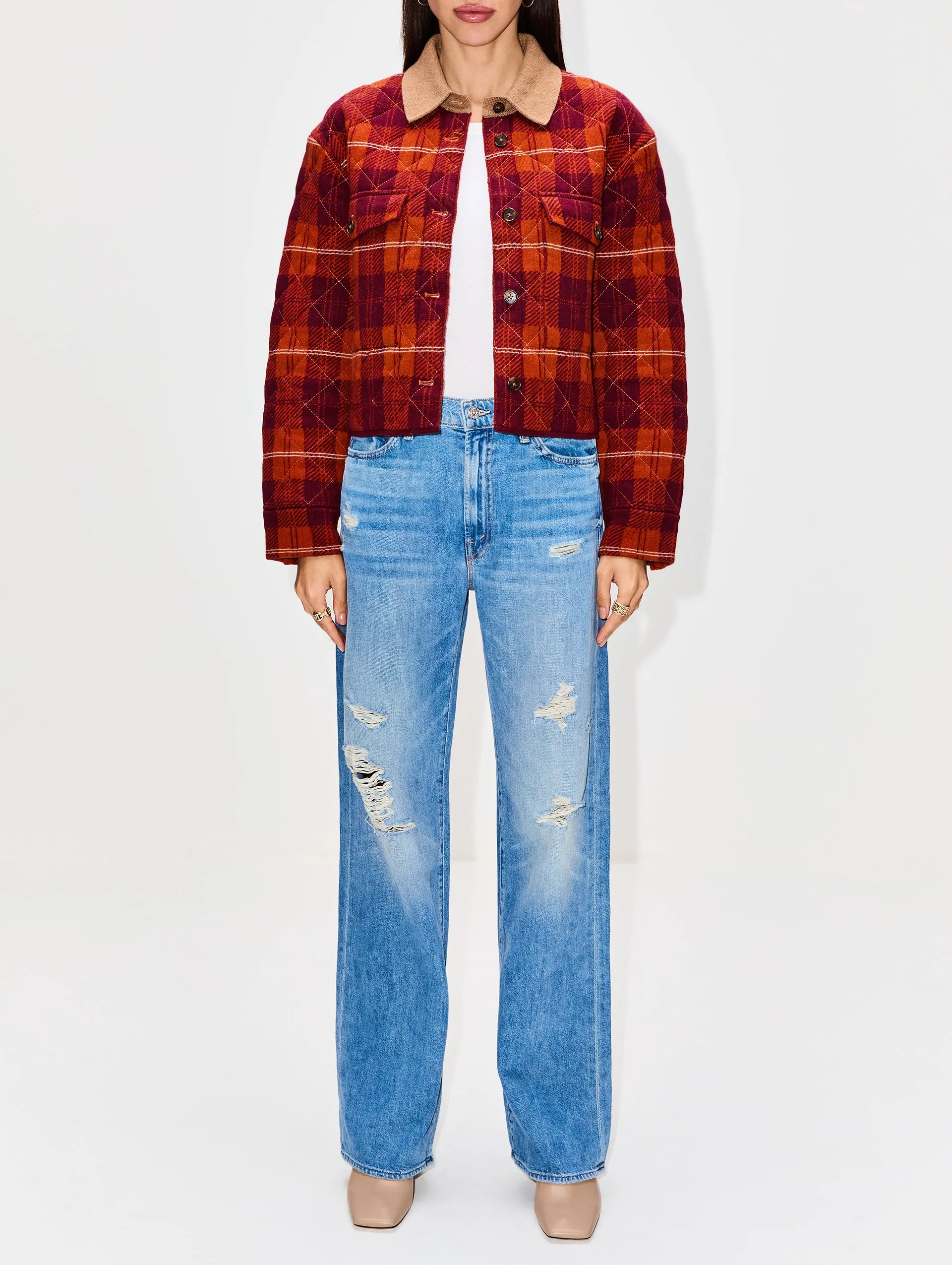 Tartan Cropped Jacket