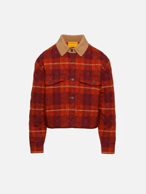 Tartan Cropped Jacket