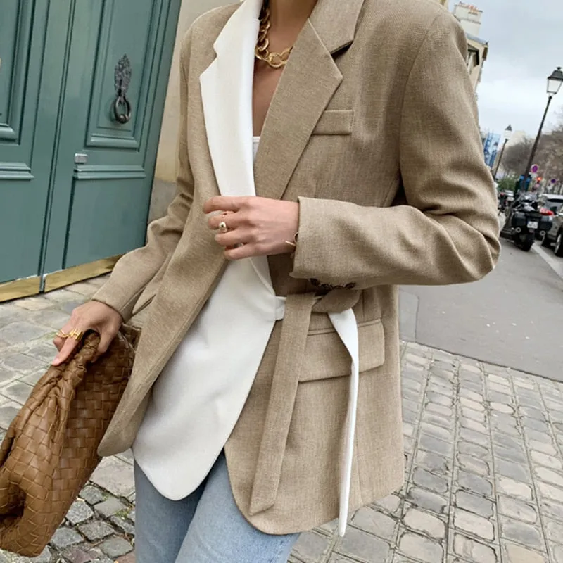 TWO COLOR BLAZER