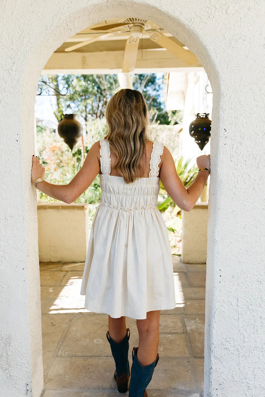 Vanessa Mini Dress - Ivory