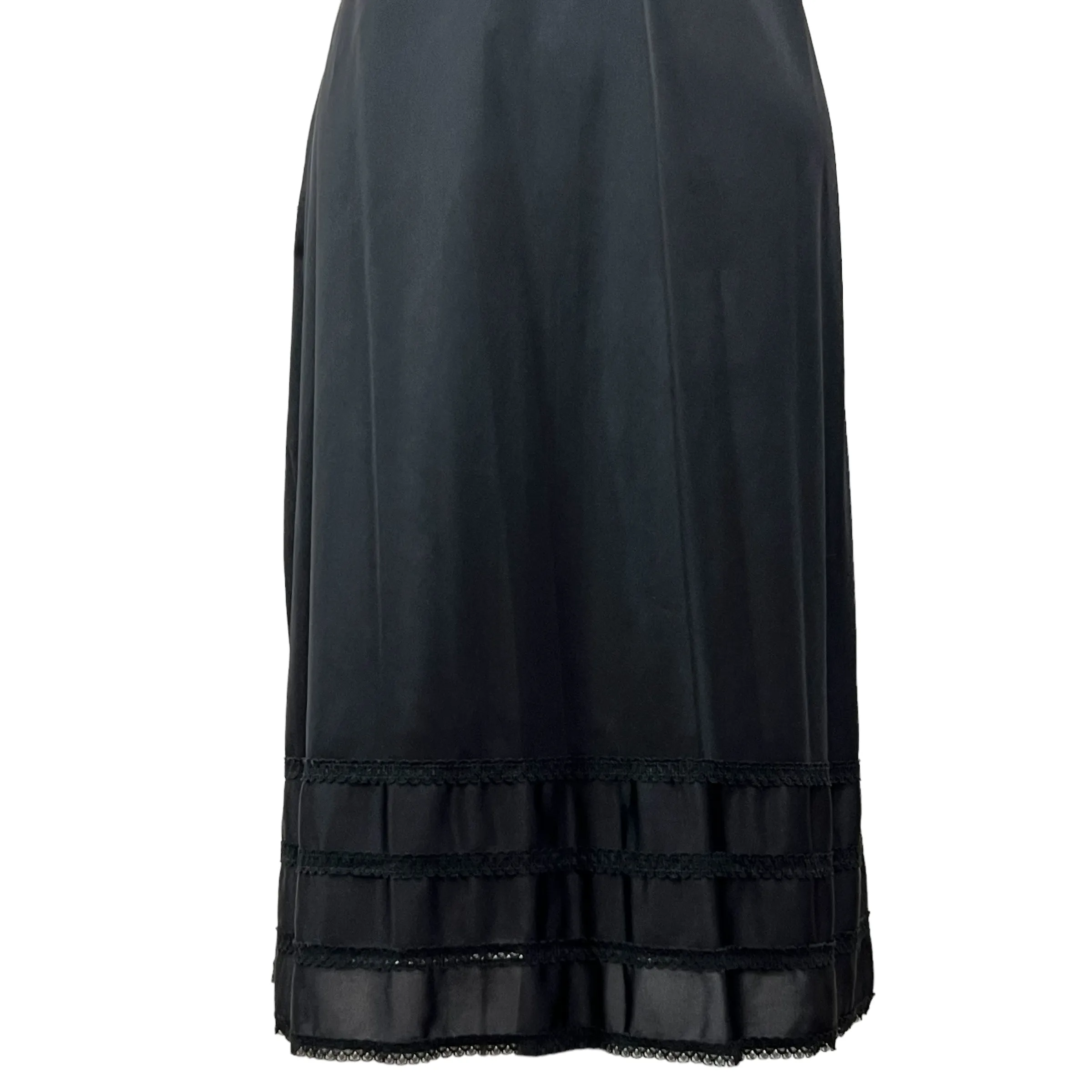 Vintage Black Full Dress Slip 38 Tall