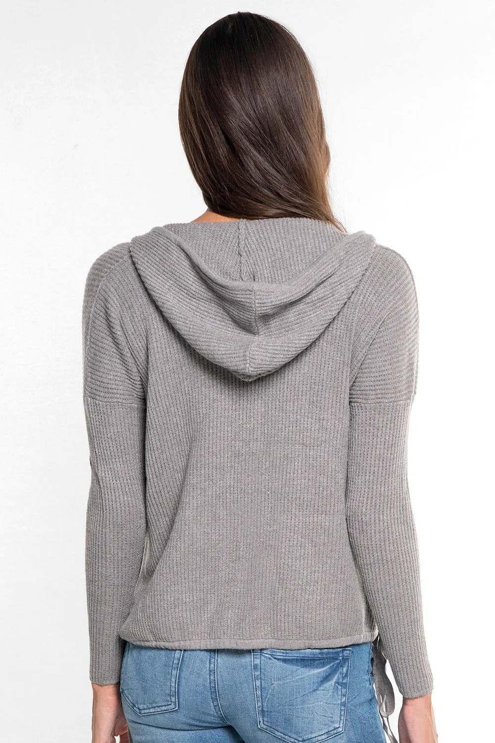 Waffle Knit Hoodie