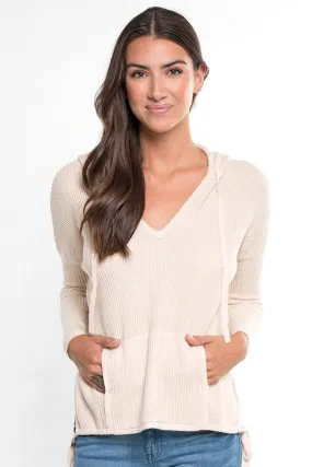 Waffle Knit Hoodie