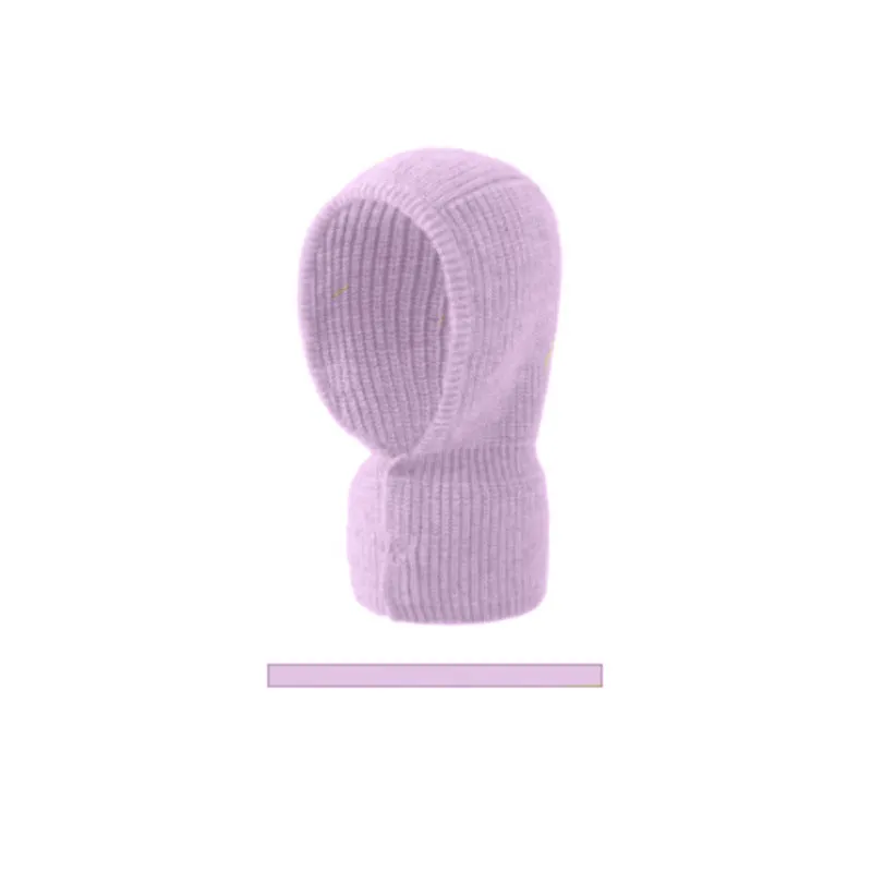 Warm Winter Knit Beanie Hats South Korea Dongdaemun Personalized Warm Keeping Women's Trendy Cold Scarf Pullover Unisex