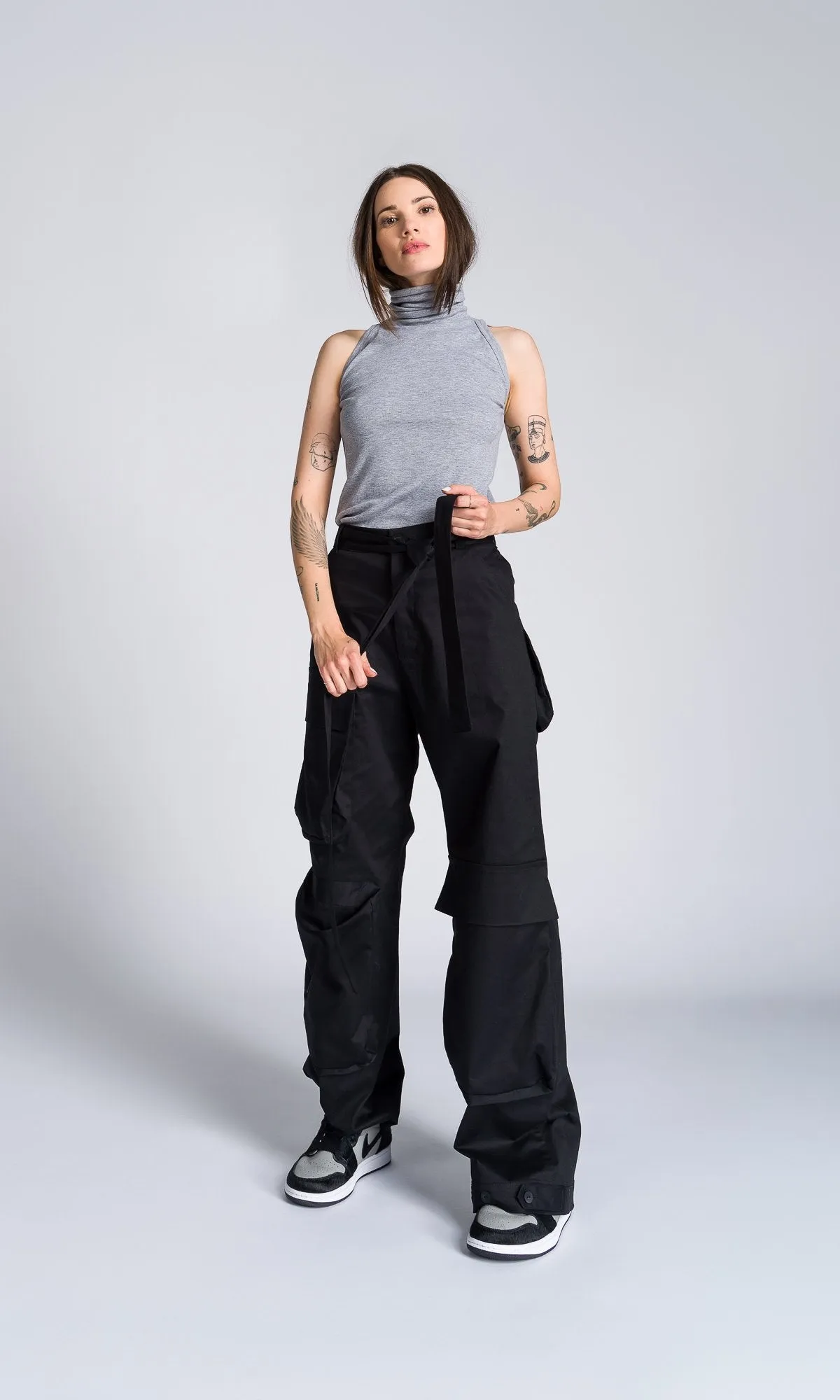 Wide Leg Cargo Pants