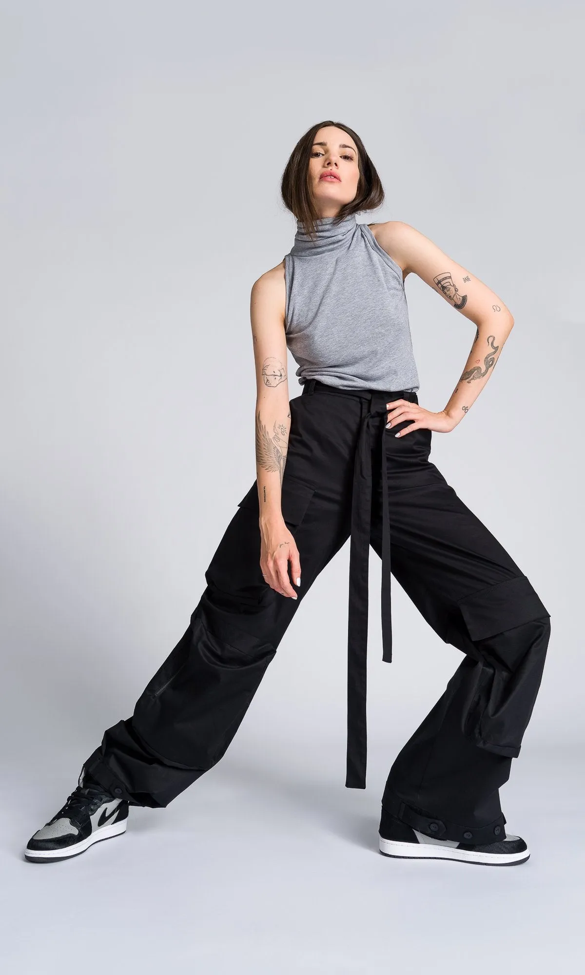 Wide Leg Cargo Pants