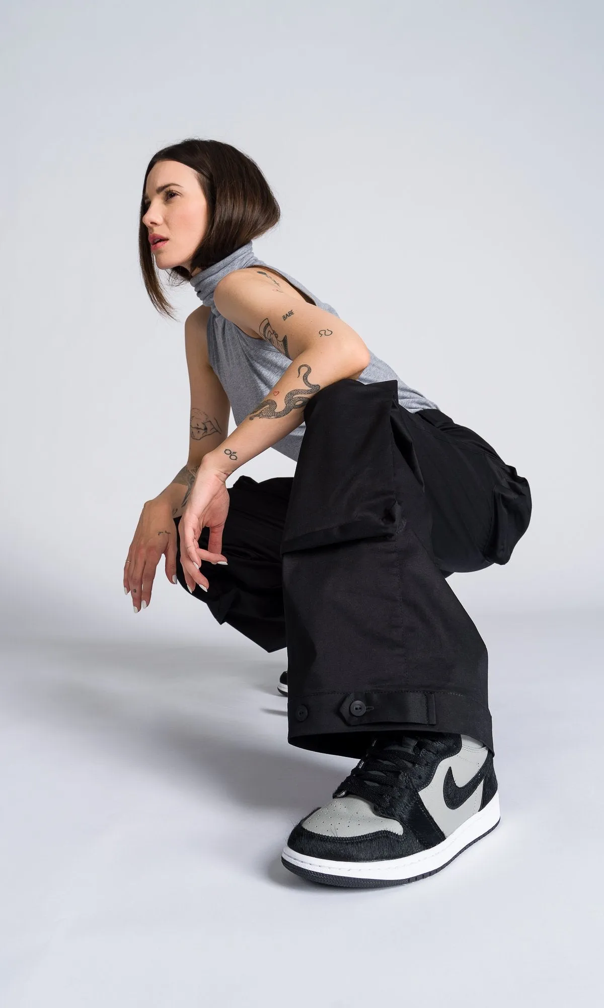 Wide Leg Cargo Pants