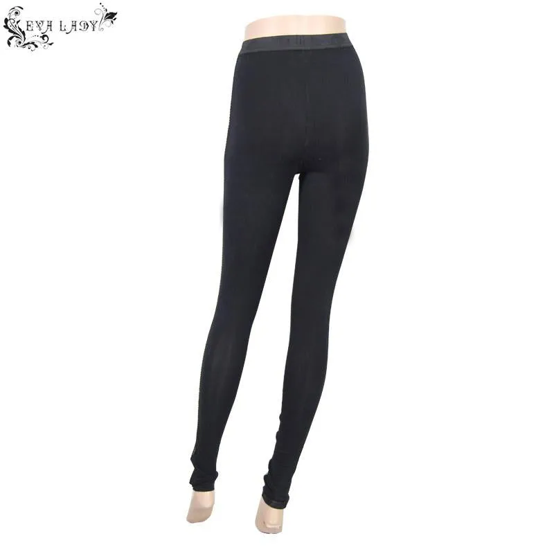 'Witchy Lich' Gothic Stretchy Mesh Panel Leggings