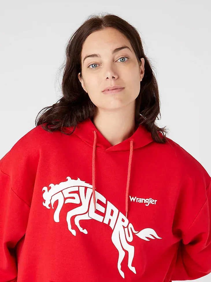 Wrangler 75th Anniversary Hoodie Red