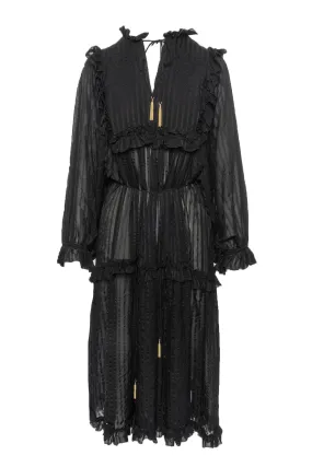 Zimmermann Size 3 Silk Midi Dress