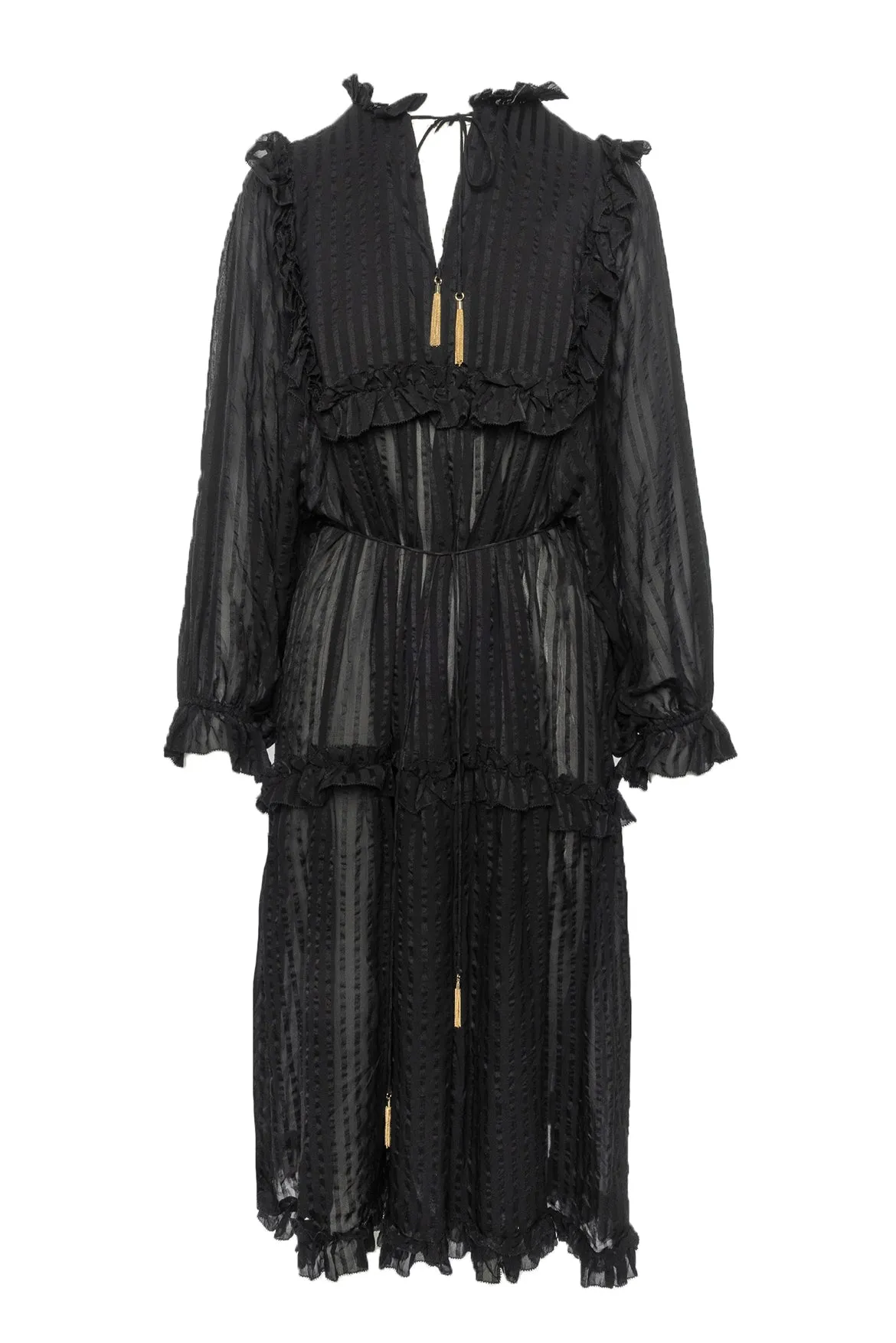 Zimmermann Size 3 Silk Midi Dress